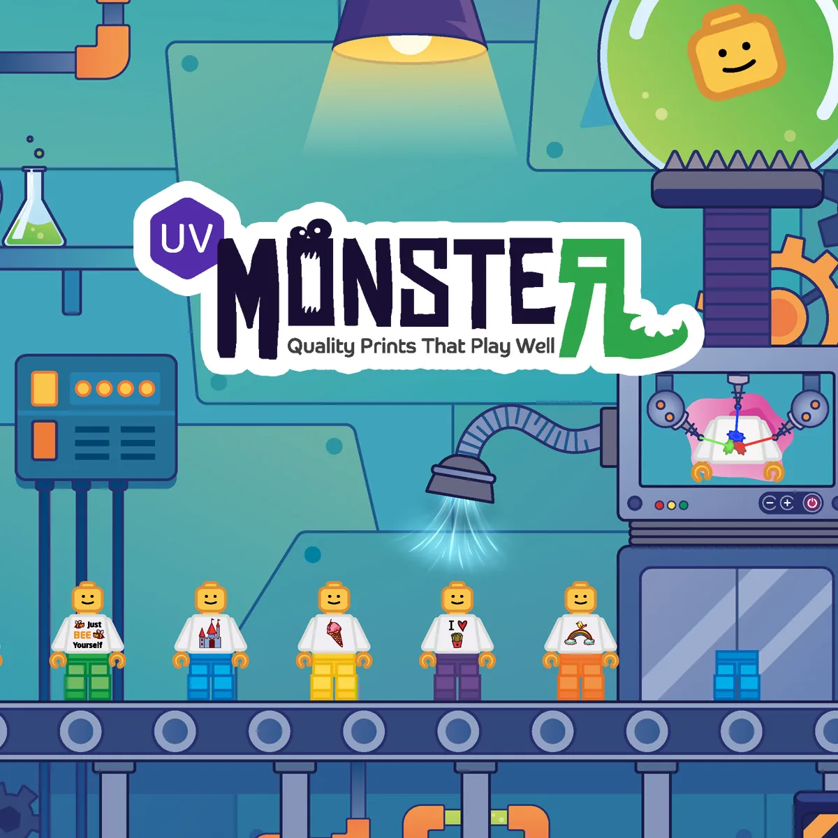 UV Monster logo: Quality Prints That Play Well